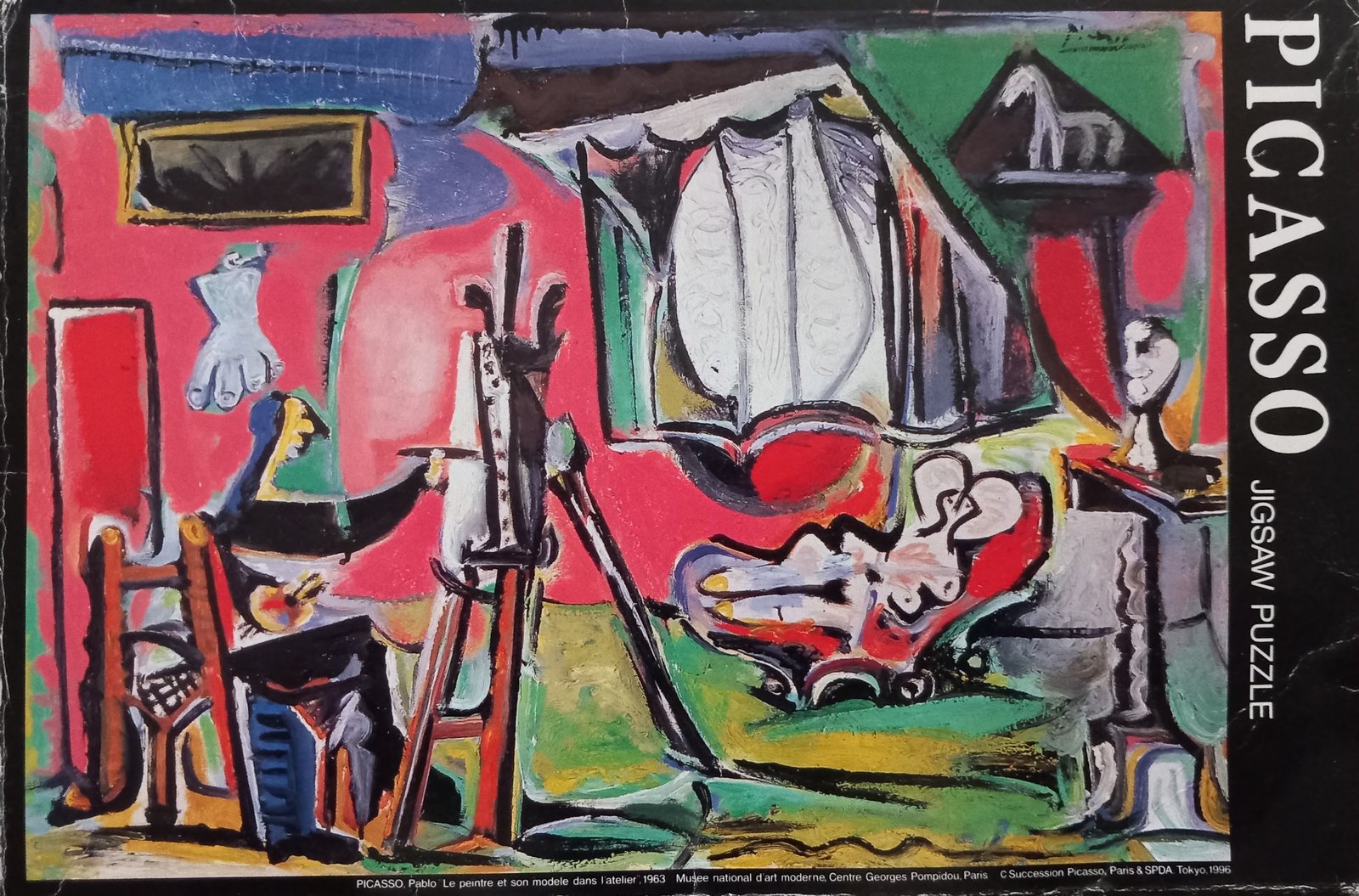 Le Peintre et son Modele Dans L'atelier